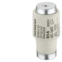 Siemens Dig Industr. Diazed-Sicherungseinsatz gG DIII 63A 500V 5SB4311