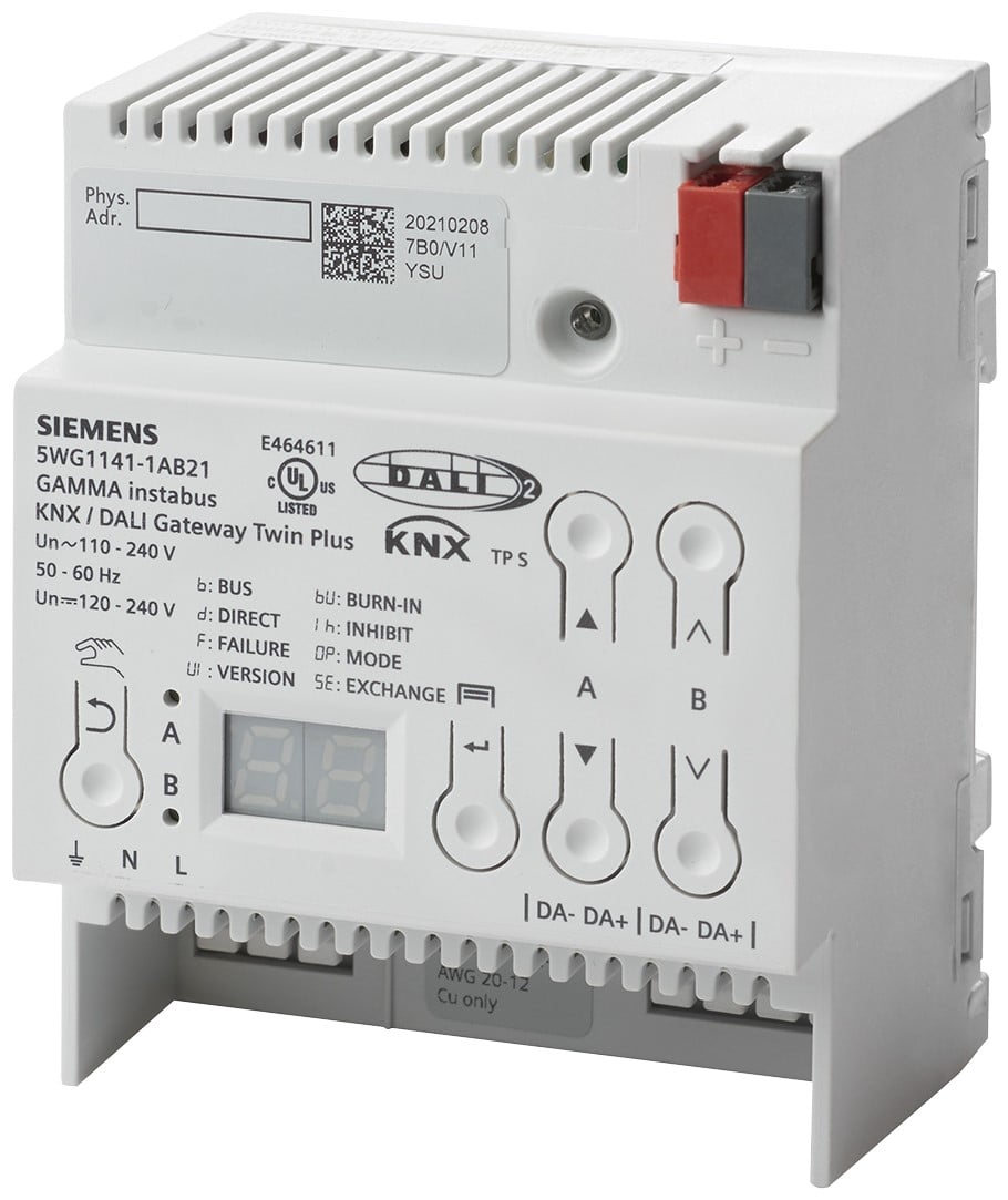 Siemens Siemens Dig Industr. KNX/Dali-Gateway 32 Gruppen 5WG1141-1AB21