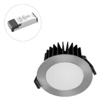 EVN Lichttechnik LED-Deckeneinbauleuchte 3000K 350mA IP44 L44101302 chr/sat