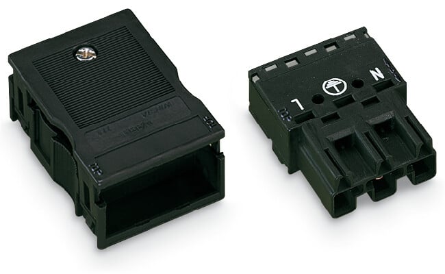 WAGO GmbH &amp; Co. KG Stecker 2x0,5-4mmq schwarz 770-113
