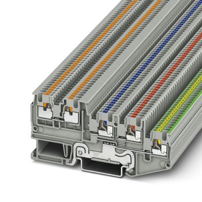 Phoenix Contact Inst schutzleiterklemme 0,14-1,5qmm, grau PTIO 1,5/S/4-PE