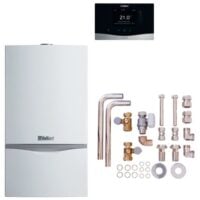 VAILLANT Paket 6.218/2 atmoTEC exclusive VC 104/4-7A E, sensoHOME 380/2, Zubehör