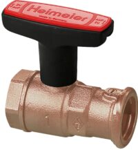 Pumpen-Kugelhahn Globo P-S Schwerkraftbremse, 1"x1", Rotguss