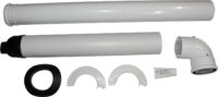 Anschluss-Set DN80/125 - C13x L:880mm, raumluftunabhängig, aus PP