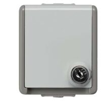 Siemens Dig Industr. IP44 Aufputz SCHUKO-Steckdose abschließbar 5UB4715