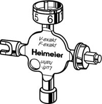 Universalschlüssel für Halo-B Kopf, Regulux, Vekolux, V/F-exakt