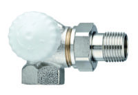 Thermostat-Ventilunterteil V-exact II, Winkeleck/links, DN 10