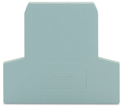 WAGO GmbH &amp; Co. KG Abschlußplatte grau 281-311