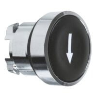 Schneider Electric Drucktaster flach, schwarz, Pfeil auf ZB4BA335
