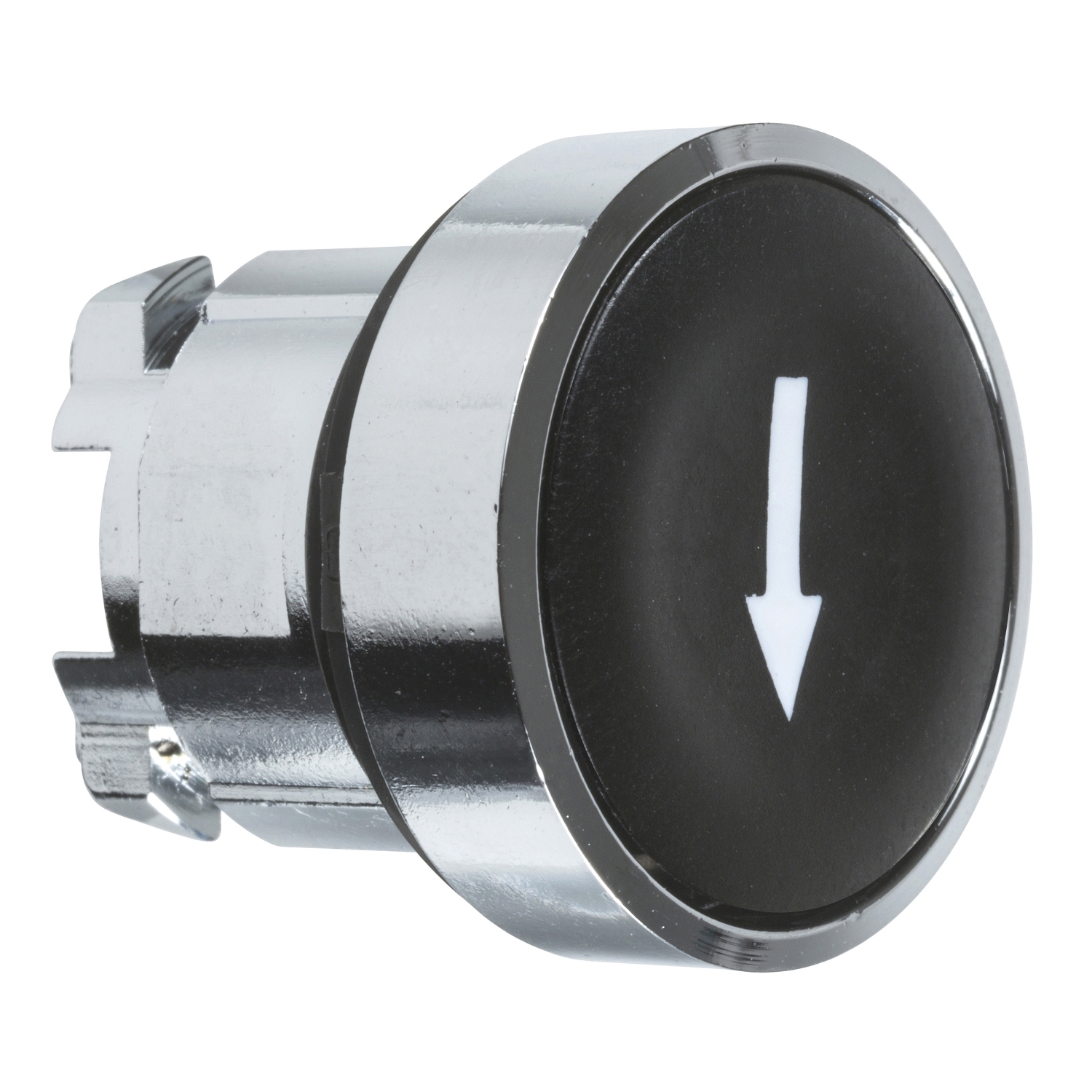 Schneider Schneider Electric Drucktaster flach, schwarz, Pfeil auf ZB4BA335