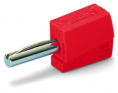 WAGO GmbH & Co. KG Bananenstecker 4mm rot 215-212