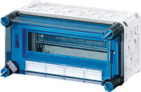 HENSEL Automatengehäuse Aufputz 1x12TE Kunststoff Mi 1112 IP65 300x150x170mm ET93mm
