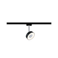 PAULMANN LED-Strahler 5W 2700K 210lm dimmbar Circle 969.15 IP20 schwarz matt Konverter 90° Anb