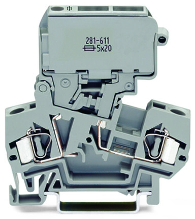 WAGO GmbH &amp; Co. KG Sicherungsklemme grau 0,08-4qmm 281-611
