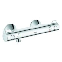 Thermostat-Brausebatterie Grohtherm 800 34558 Wandmontage eigensicher chrom