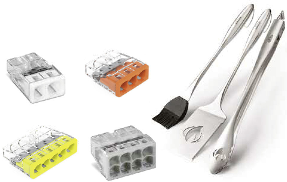 WAGO GmbH &amp; Co. KG PROFI-SET mit NAPOLEON Grillbesteck-Set100 887-446