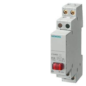 Siemens Siemens Dig Industr. Taster 1S,1Ö,20A, rot,230V 5TE4820