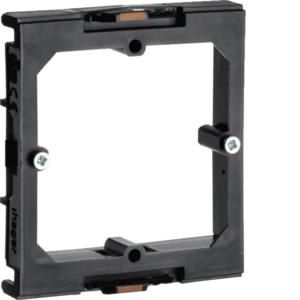 HAGER Geräteeinbaudose GEB-K 1-fach Rückwand G2870 Tragring/bügel 60mm rast offen