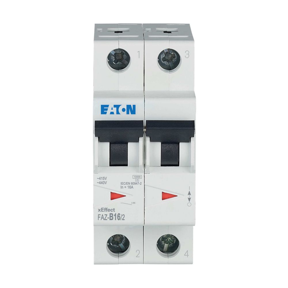 Eaton Eaton (Moeller) Leitungsschutzschalter B 16A, 2p FAZ-B16/2