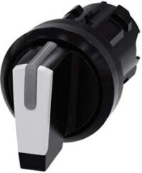 Siemens Dig Industr. Knebelschalter 22mm, rund, schwarz 3SU1002-2BM60-0AA0