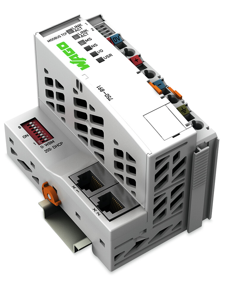 WAGO GmbH &amp; Co. KG Controller Modbus TCP G4 2ETH 750-891
