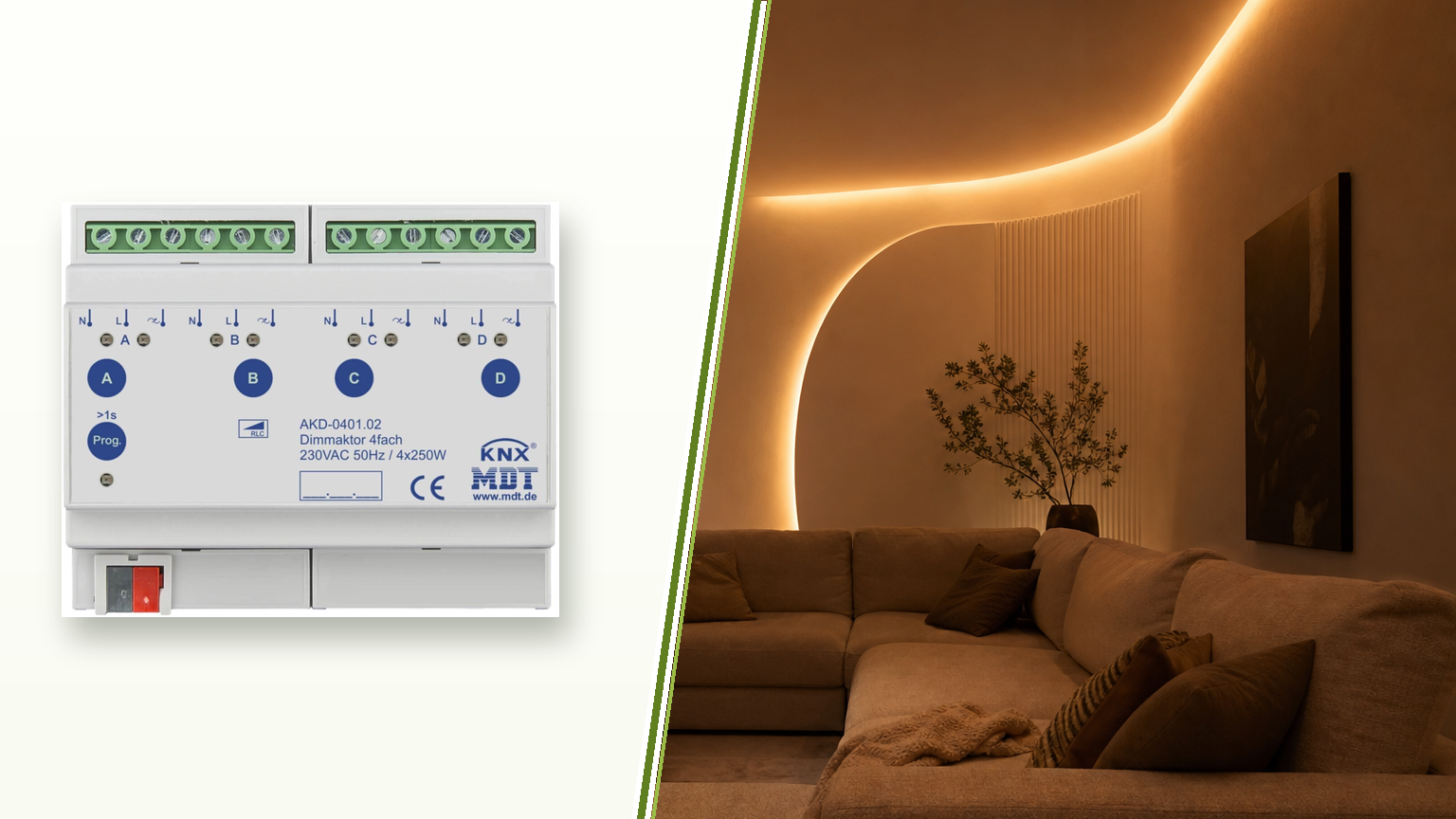 MDT Dimmaktor AKD & RGBW-LED-Controller richtig auswählen