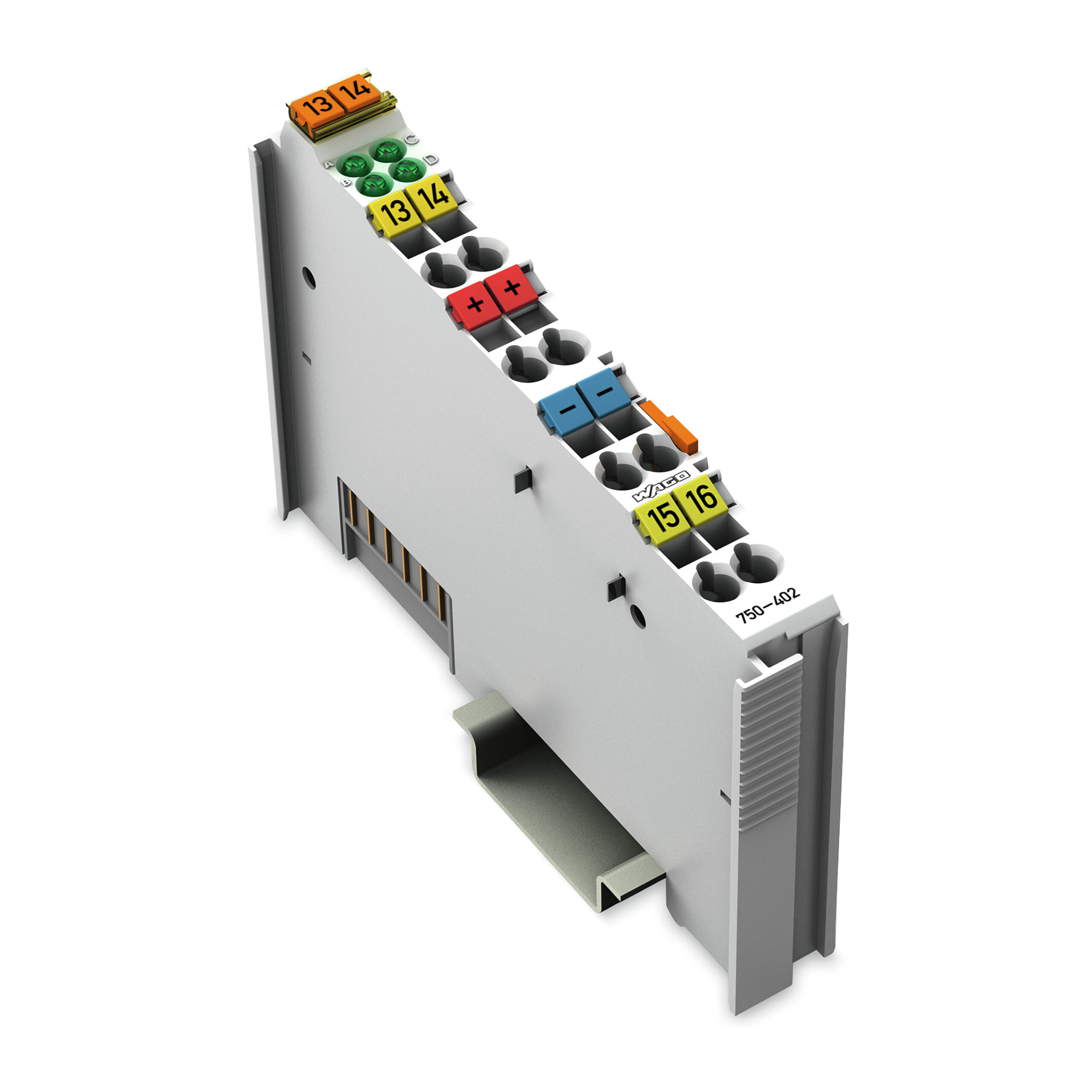 WAGO GmbH &amp; Co. KG Digitale Eingangsklemme 4-Kanal DC24V 3.0ms 750-402