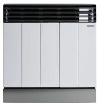 Gas-Raumheizautom VGR 30 F/4 XE für Schornsteinanschluss, cremeweiß/grau