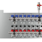 VAILLANT Fußbodenverteiler für 8 Kreise für Wohnungsstationen N, H, D