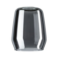 PAULMANN Schirm grau sym direkt Glas Vento 953.59 Ø80x95mm