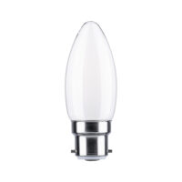 PAULMANN LED-Kerzenlampe B22d B35 4,7W F 288.99 4000K weiß 470lm opal dimmbar 0-360°