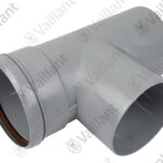 T-Stück, DN 100 x 220 PP Vaillant-Nr. 0020029021