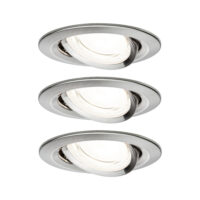 PAULMANN LED-Einbaustrahler 2,8W Konverter weiß 924.56 3LEDs alu 4000K 505lm alu matt Aluminium