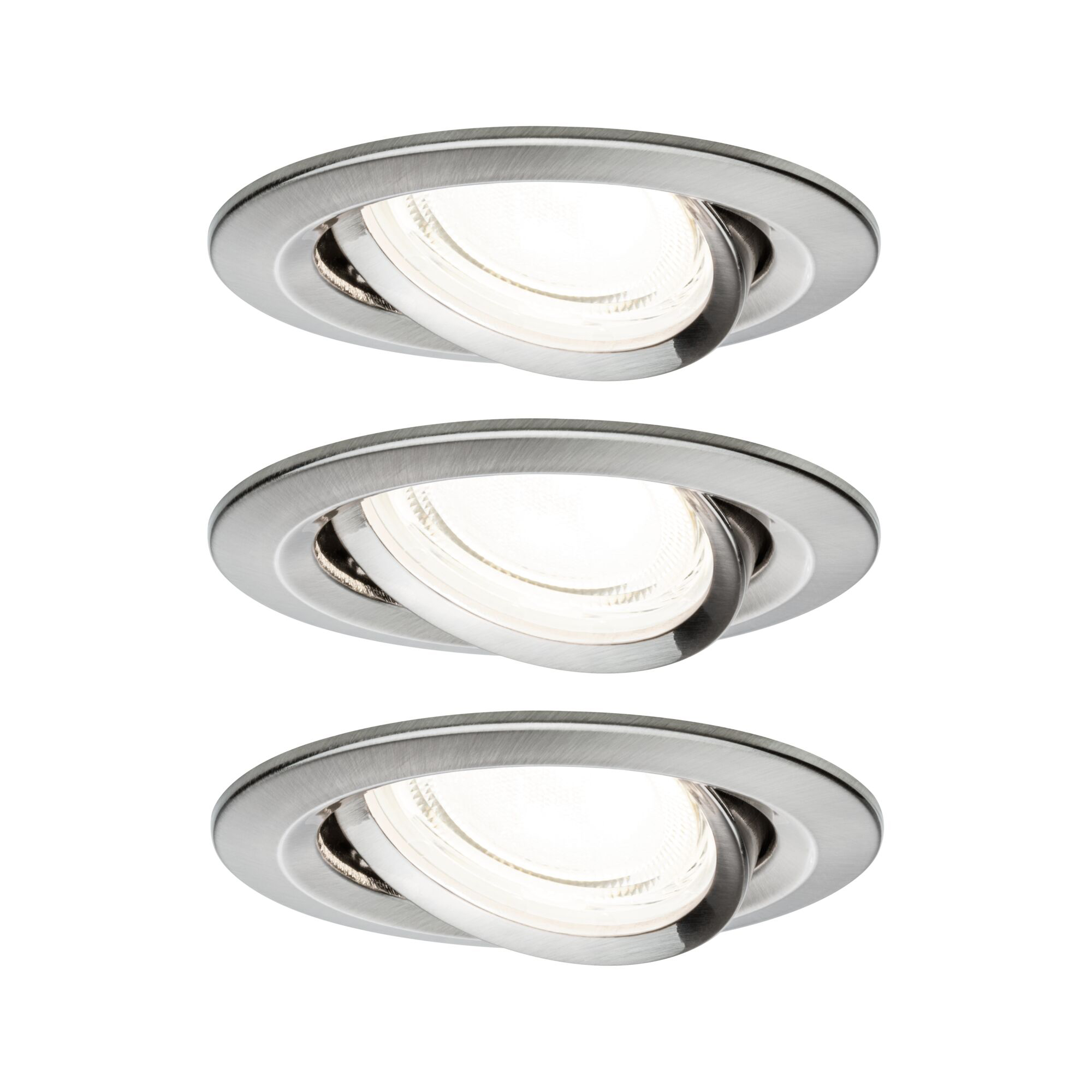 Paulmann PAULMANN LED-Einbaustrahler 2,8W Konverter weiß 924.56 3LEDs alu 4000K 505lm alu matt Aluminium