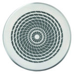 VAILLANT Design Abdeckblende rund Durchmesser 125 mm Vortex Edelstahl
