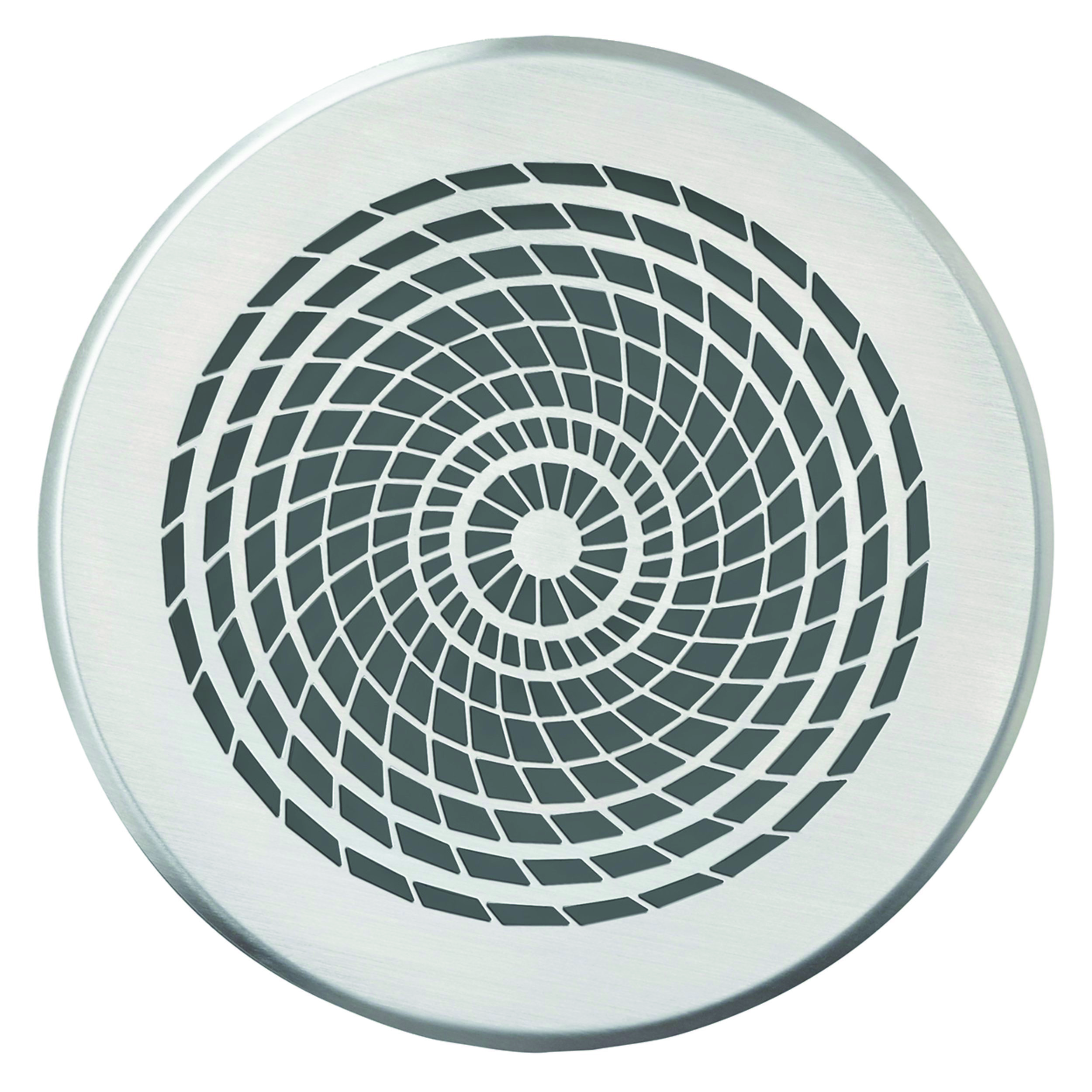 VAILLANT Design Abdeckblende rund Durchmesser 125 mm Vortex Edelstahl