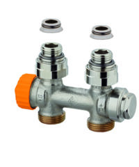 Ventil Multilux V Eclipse Durchgang, für Rp 1/2 Innengewinde und G 3/4 Außengewinde