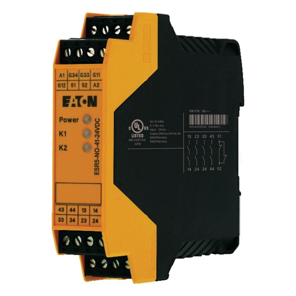 Eaton Eaton (Moeller) Sicherheitsrelais NOT-AUS 24V DC ESR5-NO-41-24VDC