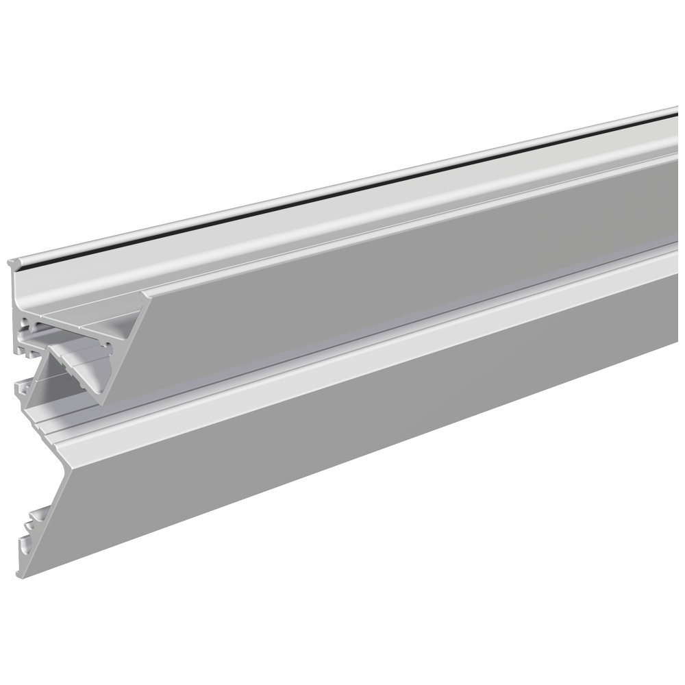 EVN Lichttechnik Aluminium-Vouten-Profil 2m für Wandmontage Aufputz SW 200