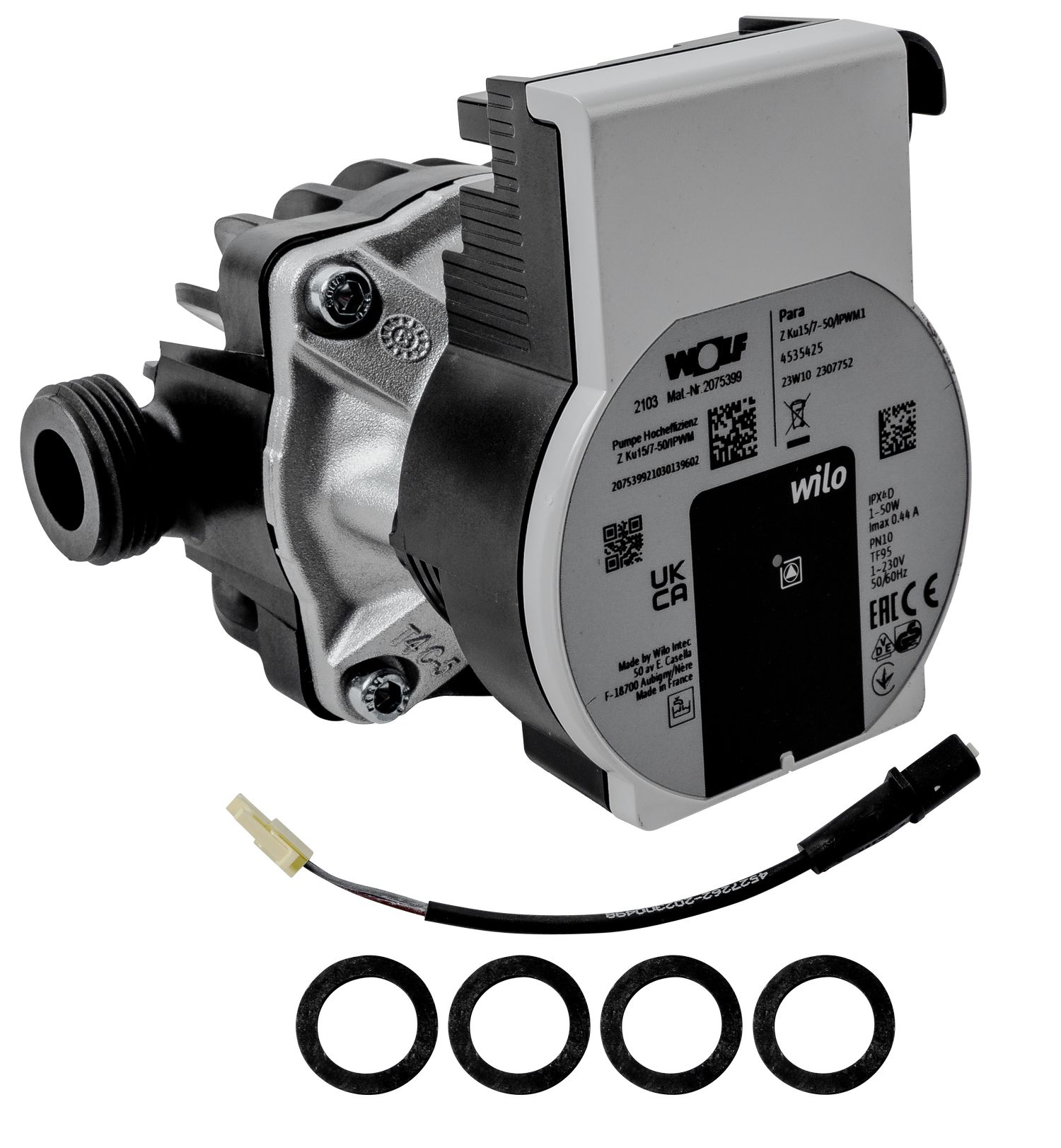 WOLF Pumpenset Schicht-Ladepumpe G1 130mm, aus Kunststoff, für TS-160
