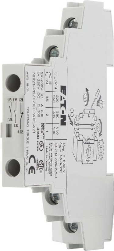 Eaton Eaton (Moeller) Normal-Hilfsschalter 2S1Ö NHI21-PKZ0
