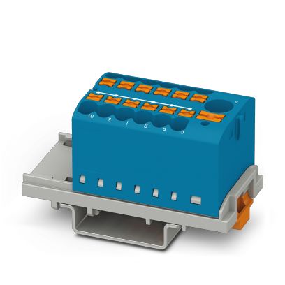 Phoenix Contact Verteilerblock 0,14-4qmm, blau PTFIX6/12X2,5-NS35BU