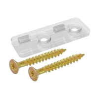 EVN Lichttechnik Kunststoff-Montage-Clip 2 Clips, 4 Schrauben AP-CLIP