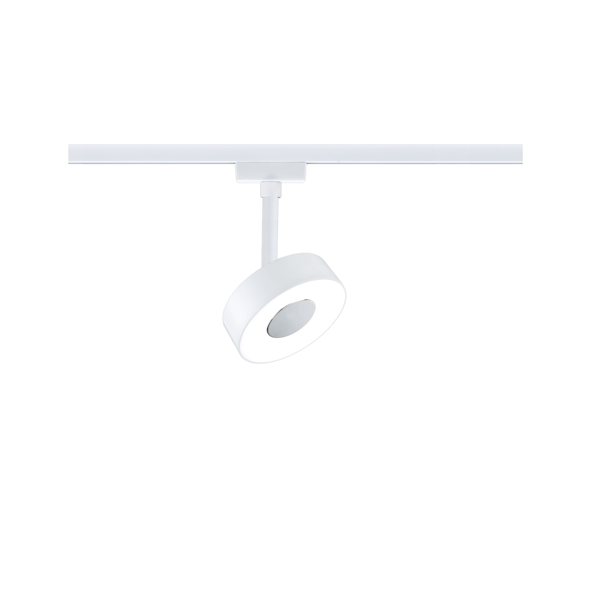 Paulmann PAULMANN LED-Schienenstrahler 5W Konverter weiß 957.04 1LED 4000K weiß 220lm weiß matt Aluminium