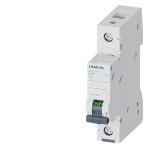Siemens Siemens Dig Industr. Leitungsschutzschalter 230V,10KA,1p.,C,1A 5SL4101-7