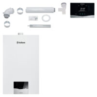 VAILLANT Paket 1.124 Mehrfachbel. 2er VCW 20/26CS/1-5,VRT380/2,inklusiveAbgasleit.