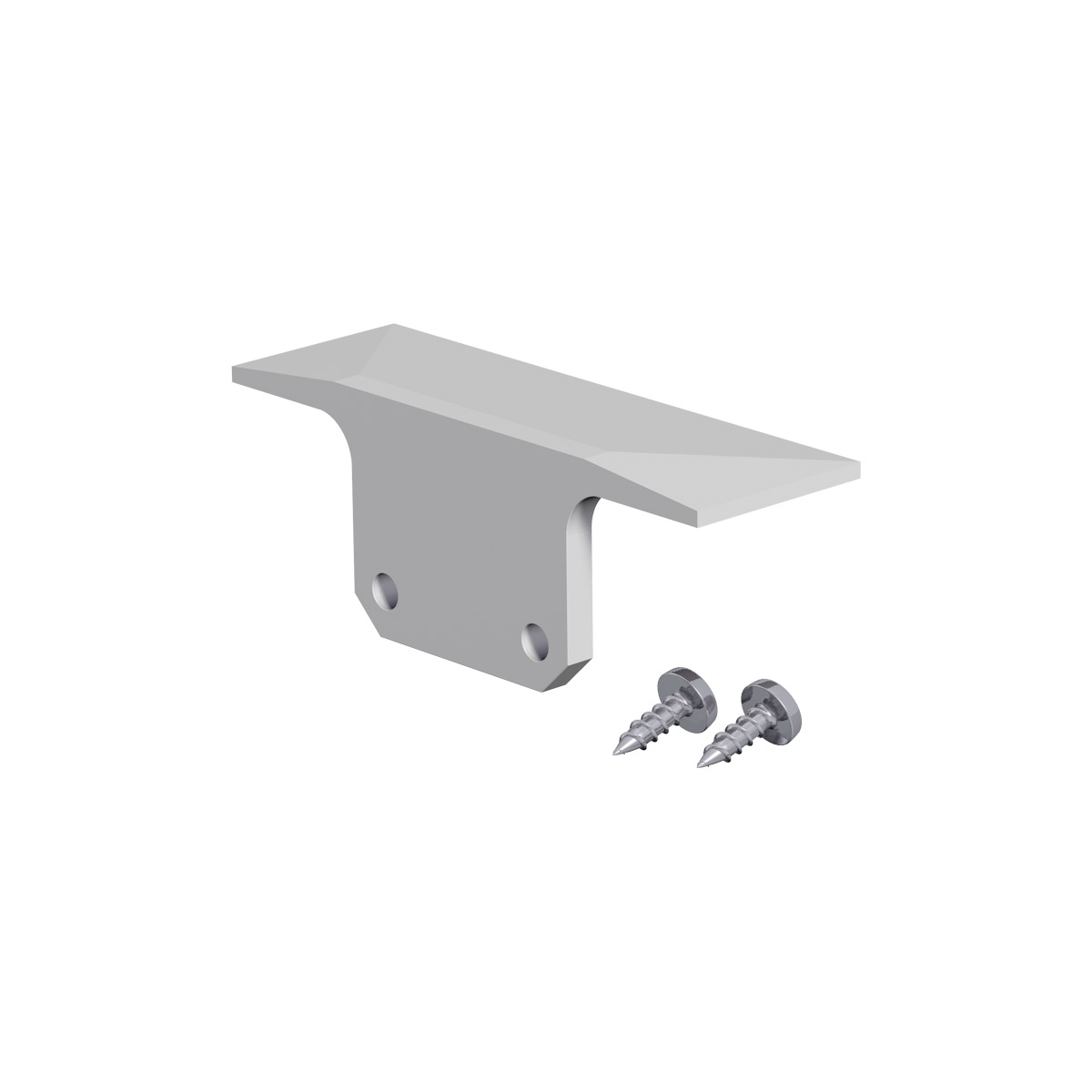EVN Lichttechnik Aluminium-End-Abschlussplatte T-Form APTE EAP EB