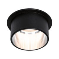 PAULMANN LED-Einbaustrahler 6W Konverter 1LED Gil Coin 933.82 schwarz 2700K weiß 470lm schwarz