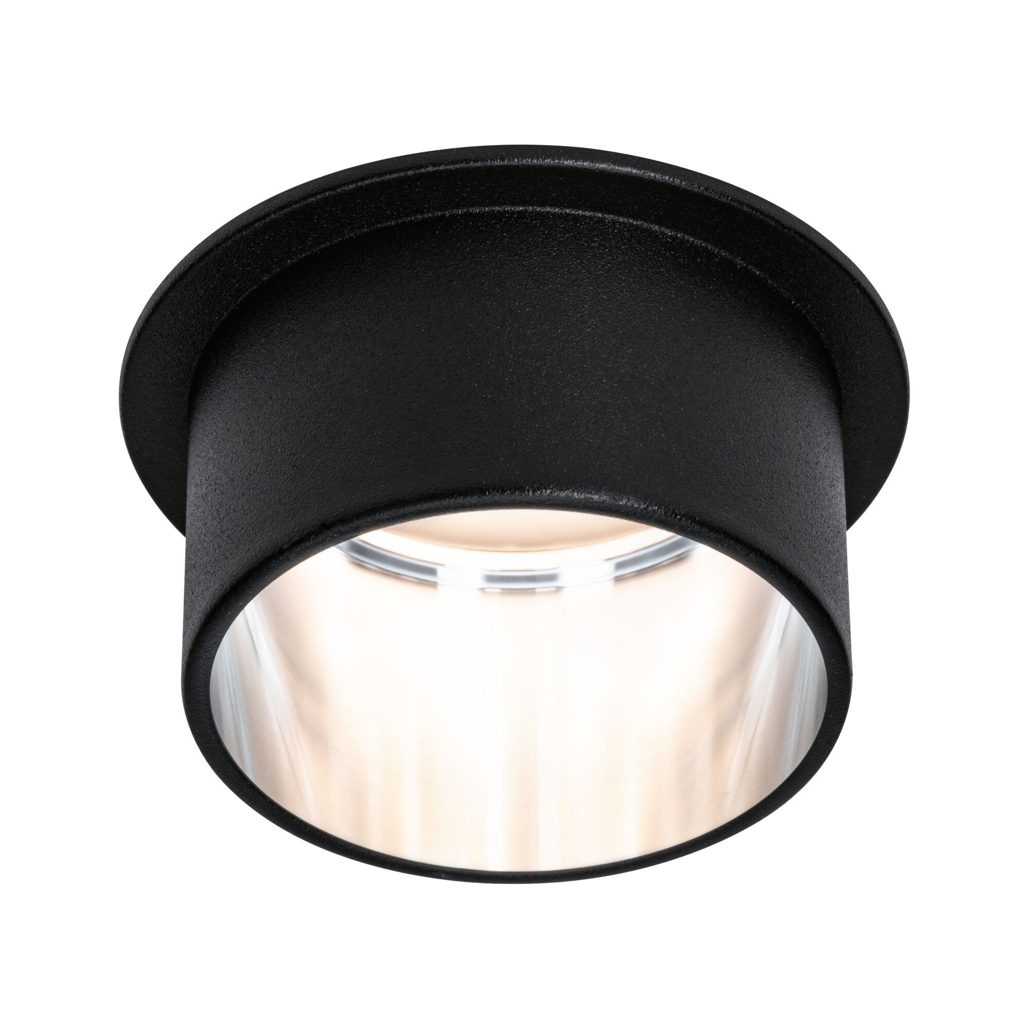 Paulmann PAULMANN LED-Einbaustrahler 6W Konverter 1LED Gil Coin 933.82 schwarz 2700K weiß 470lm schwarz