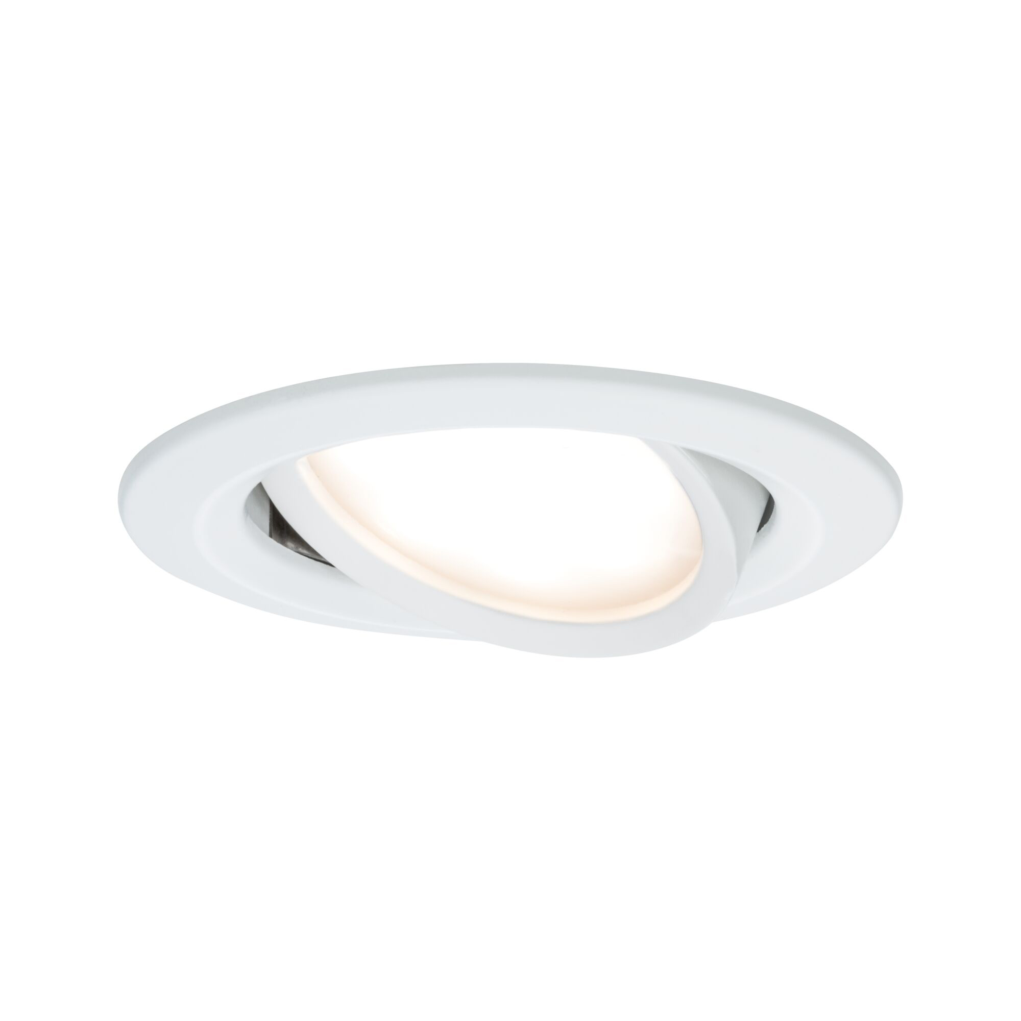 Paulmann PAULMANN LED-Einbaustrahler 6,8W 1LED weiß CoinSlim 938.76 2700K weiß 425lm weiß matt